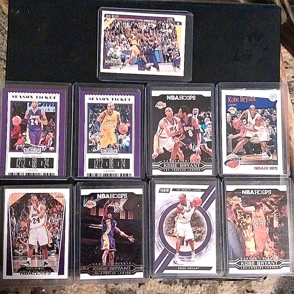 Kobe Bryant collector cards